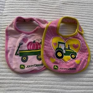 Girl John Deere bibs